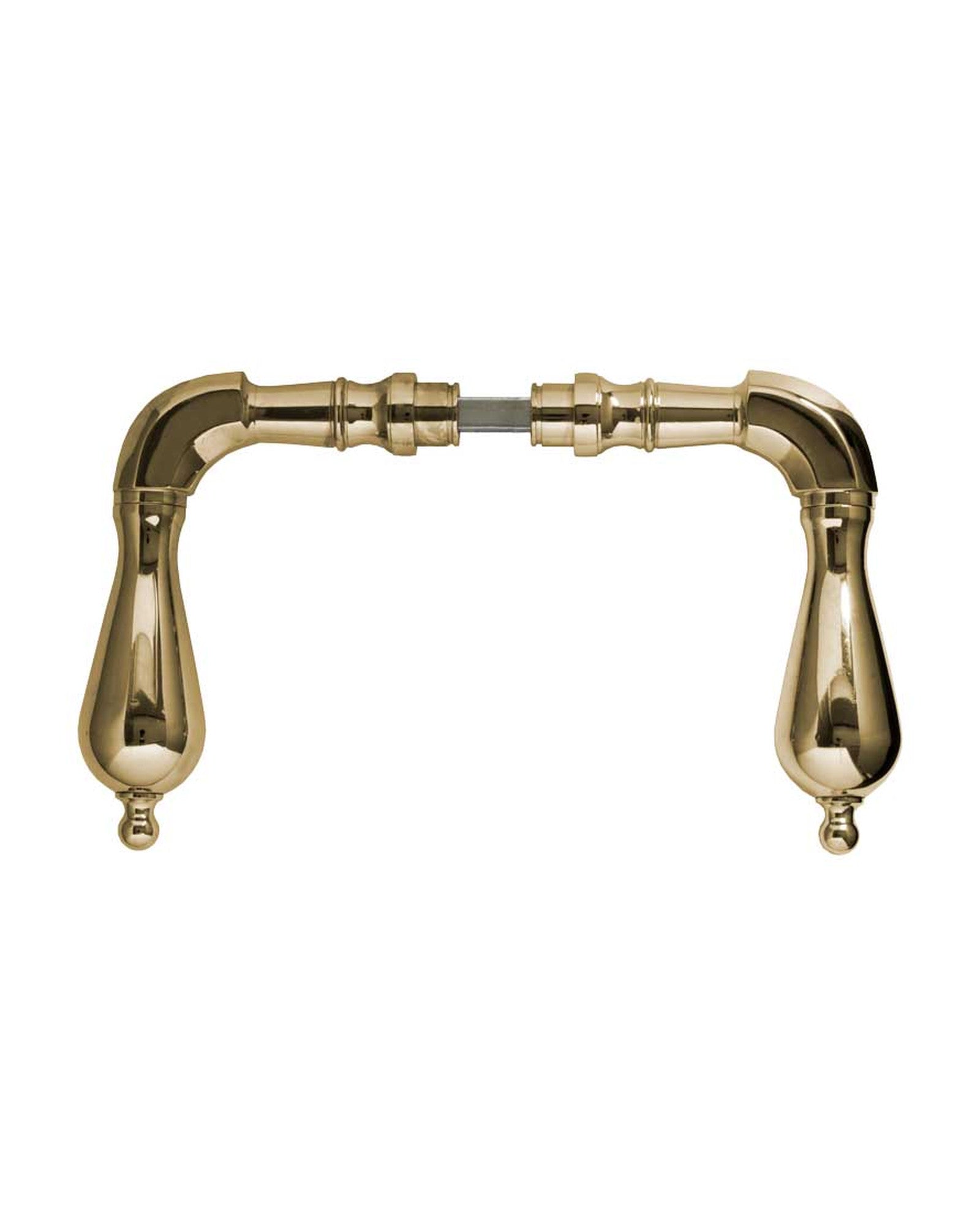 Poignée de porte - Porte d'entrée classique en laiton - sans rosace  image