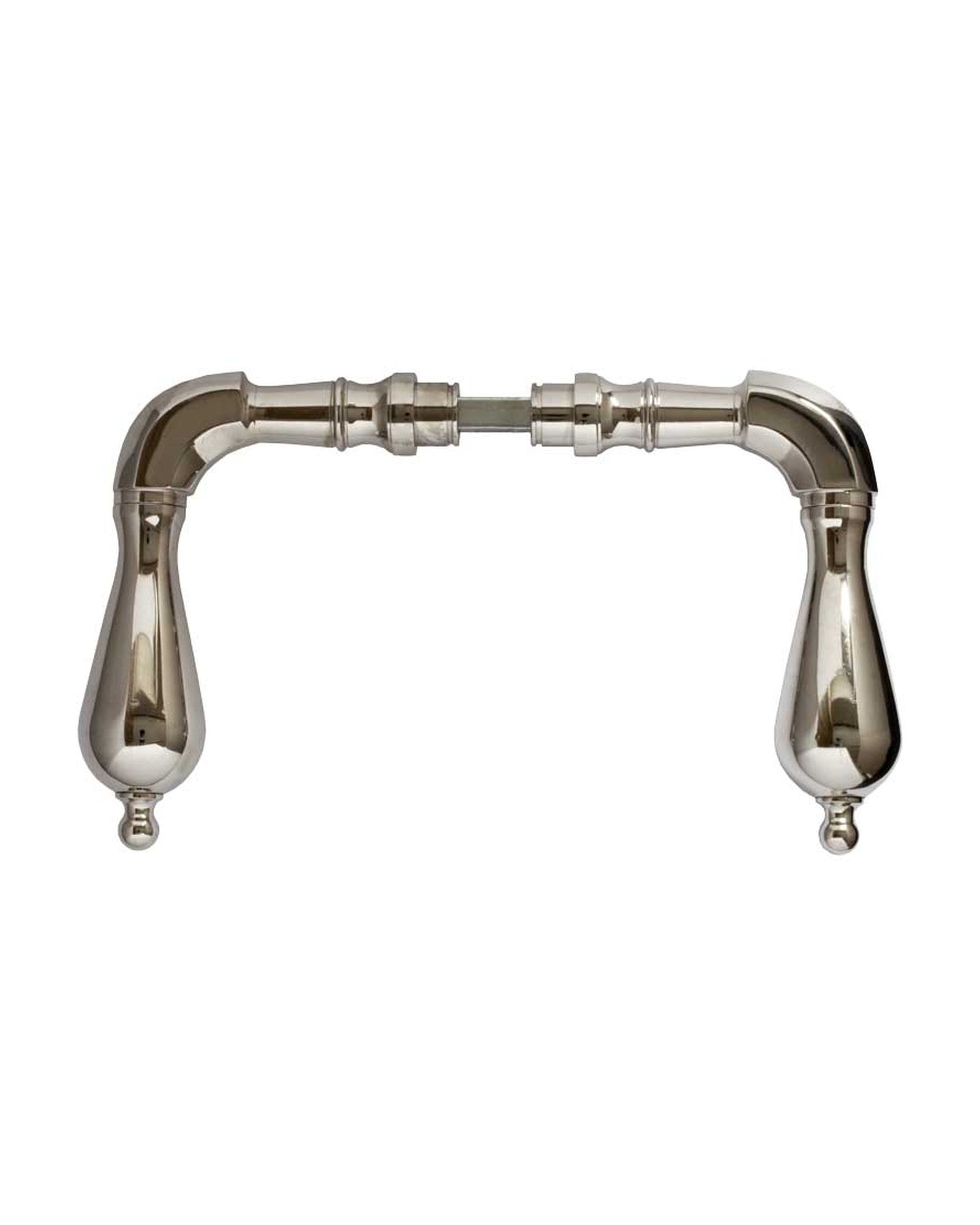 Poignée de porte - Porte d'entrée en nickel classique - sans rosace  image