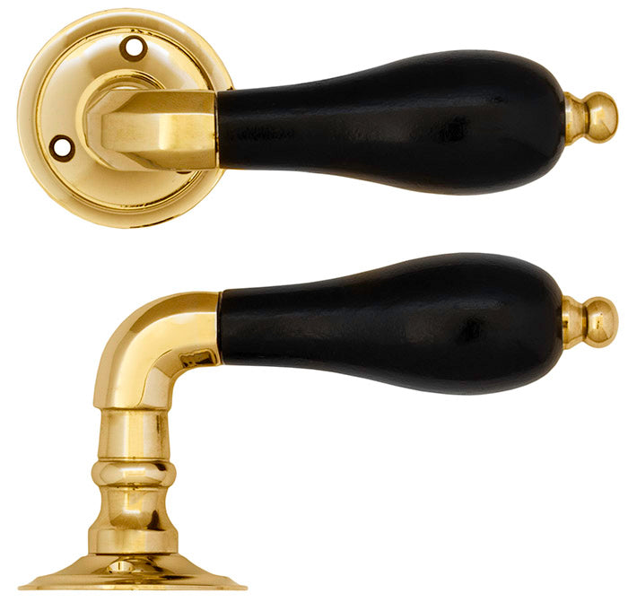 Door Handle - Låsbolaget 108 - Brass