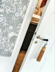 Door Handle - Triple Pearl-String Detail - Brass thumbnail image