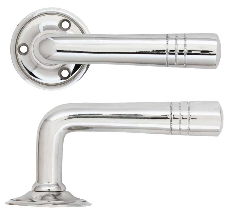 Door Handle - National Theater - Rounded - Nickel