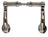 Large Post Horn Nickel - without rosette