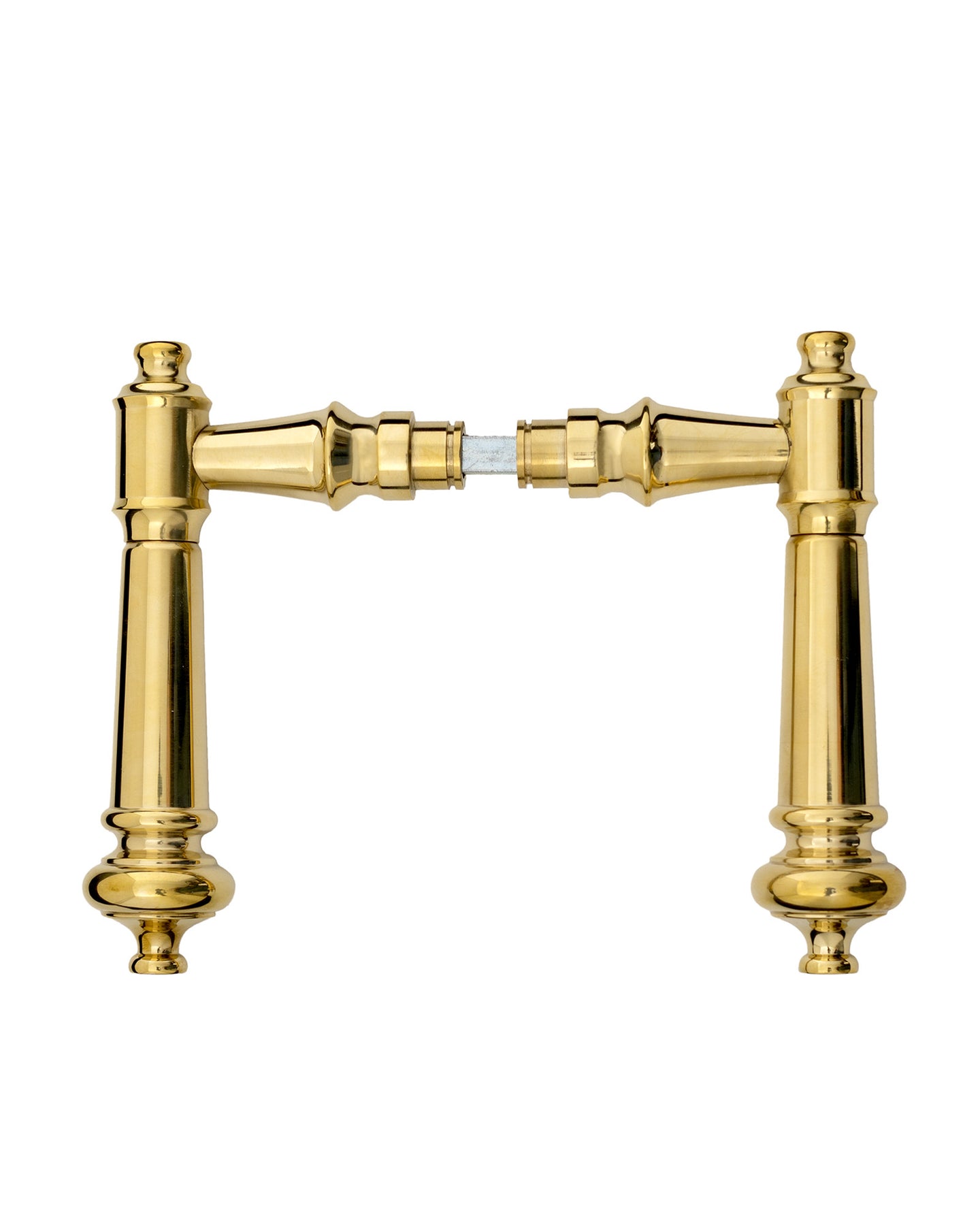 Door Handle - Exterior Door 1890 Brass Without Escutcheon Plate