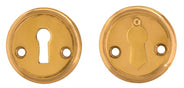 Schlüsselschild 47 mm Messing, Klappe - Jahrhundertwende thumbnail image