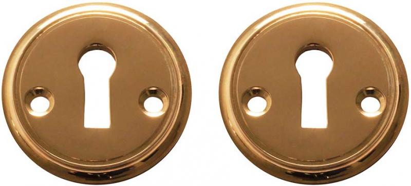 Escutcheon 47 mm (1.85 in.) - Sekelskifte brass