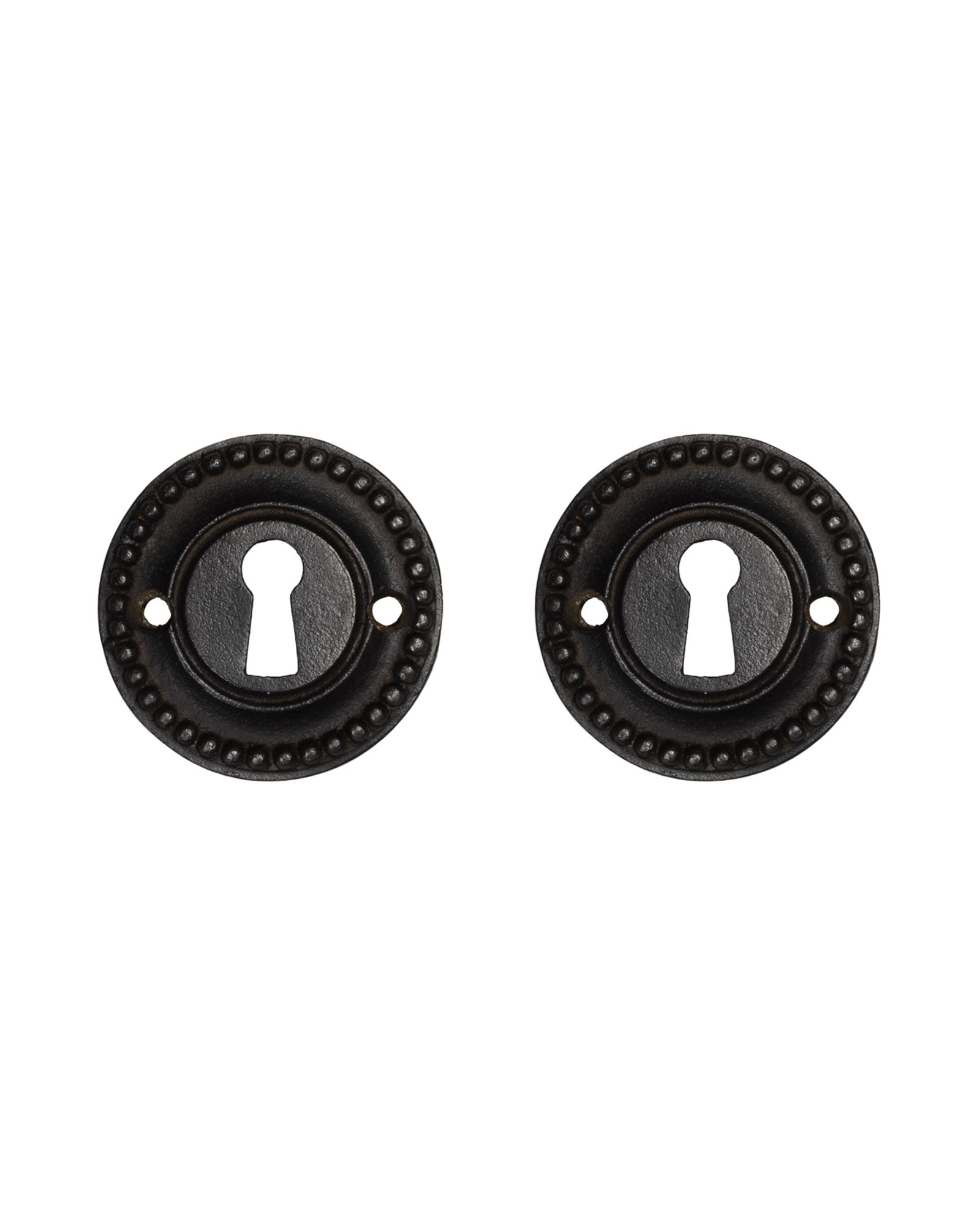 Keyhole Escutcheon - Ornamental Cast Iron 59 mm image