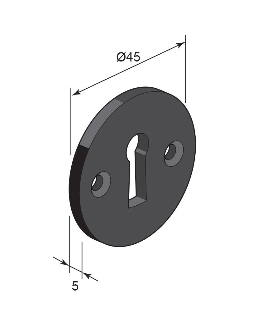 Escutcheon - Bakelite 45 mm image
