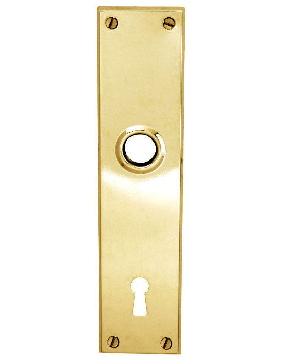 Back plate - Rectangular brass image