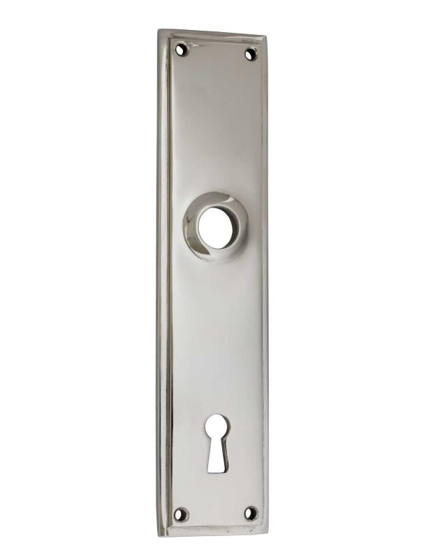 Back plate - Rectangular sand casted, nickel
