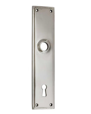 Back plate - Rectangular sand casted, nickel thumbnail image