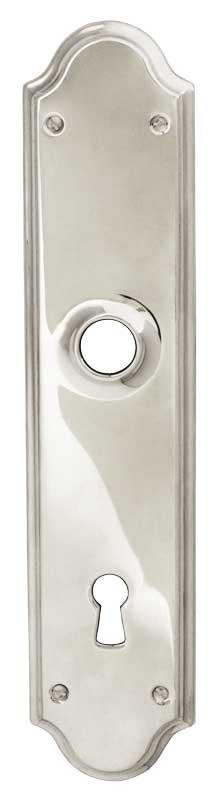 Långskylt - Rundad kant förnicklad