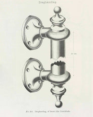 Pull handle - Door handle Næsman 181 brass thumbnail image