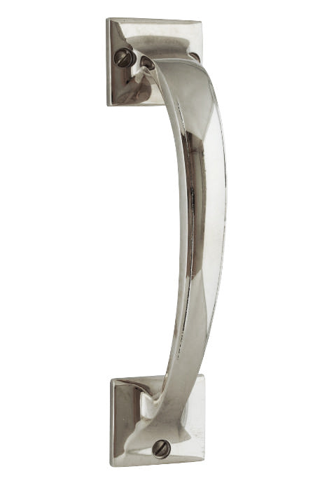 Pull handle - Brass bow small nickel