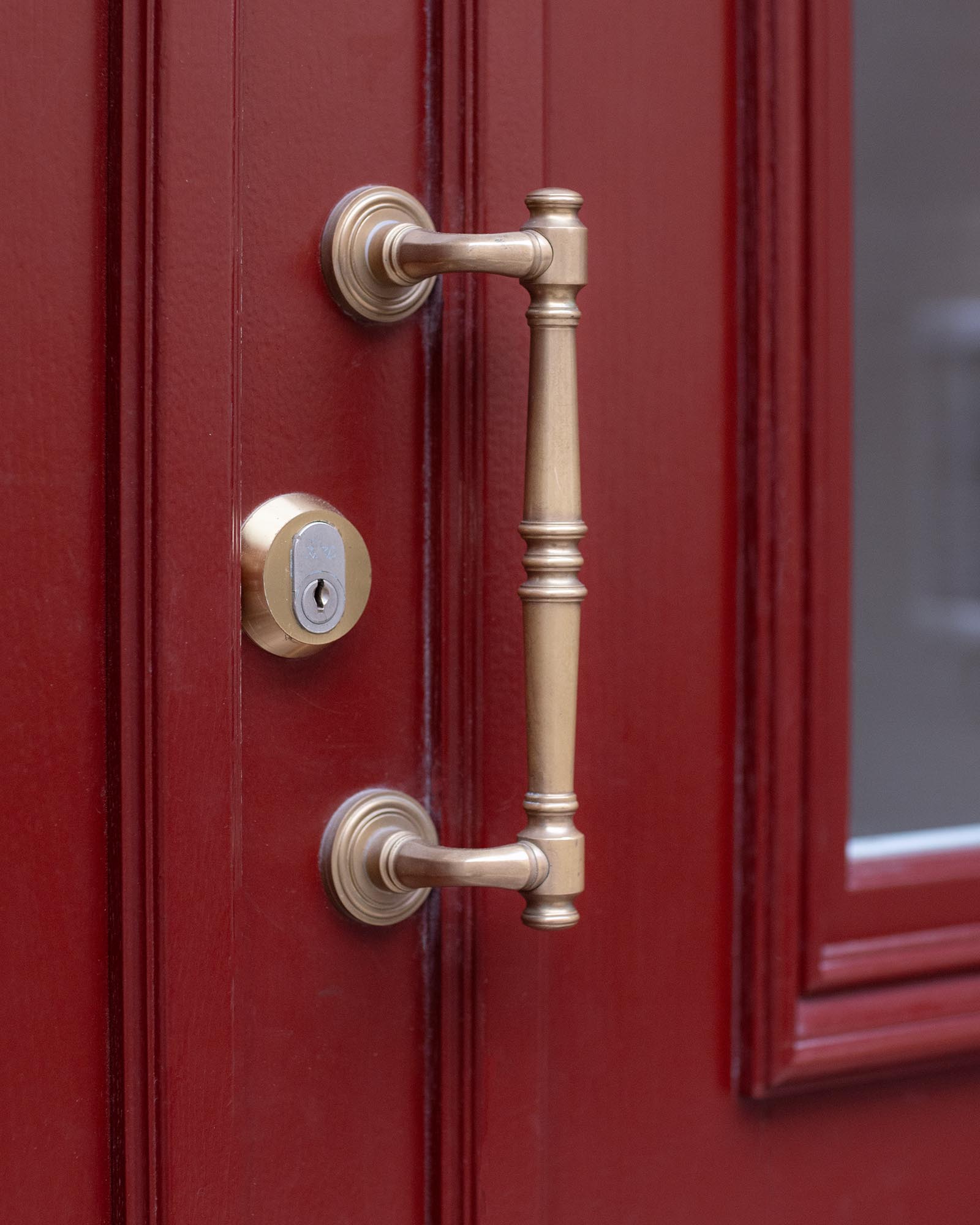 Poignée de tirage - Oscar II en laiton  image