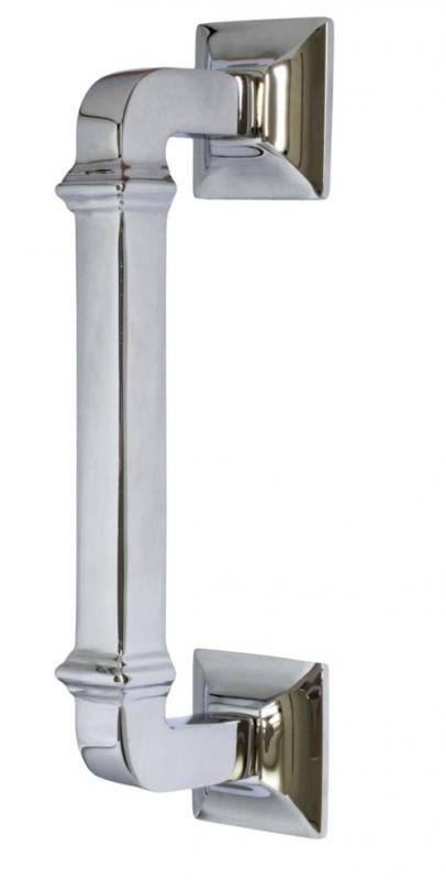 Pull Handle - Art deco nickel