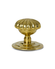 Ziehgriff - Türknauf Blume 85 mm Messing thumbnail image