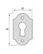 Escutcheon Cabinet/Closet - Låsbolaget thumbnail image