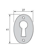 Nøkkelplate kabinett/garderobe - F A Stenman thumbnail image