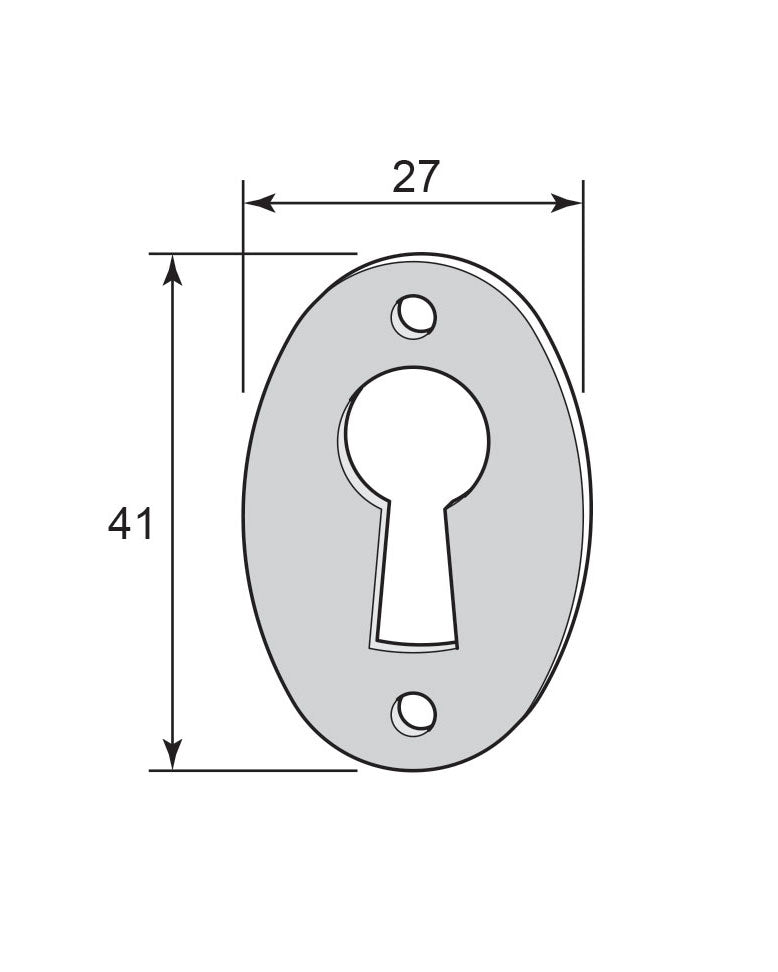 Escutcheon Cabinet/Closet - F A Stenman image