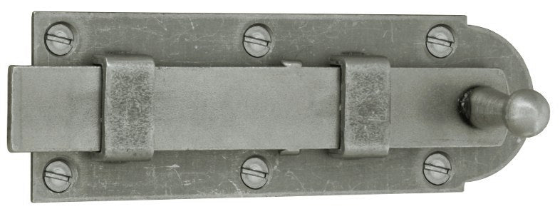 Slide latch - Aug. Stenman 612 with tin plate, Steel 135 mm