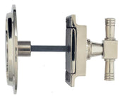 WC lock round - Toilet latch nickel thumbnail image