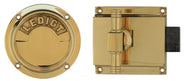 WC-lås rund - Toalettlås messing thumbnail image