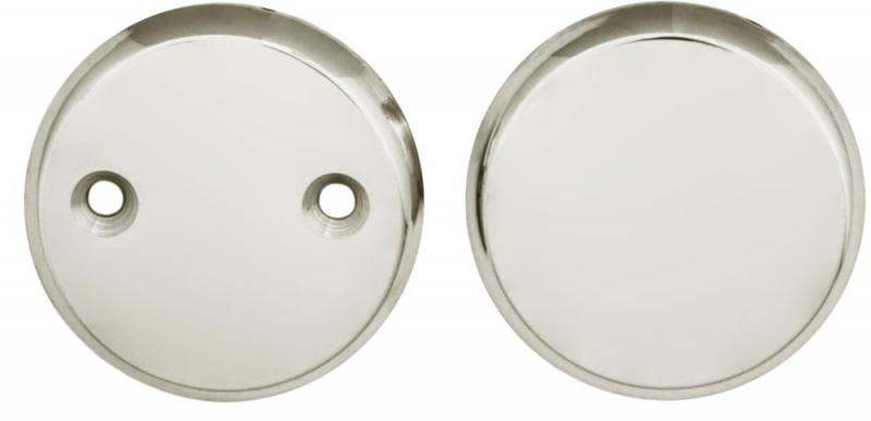 Täckskylt nickel 55 mm - För dörrhål