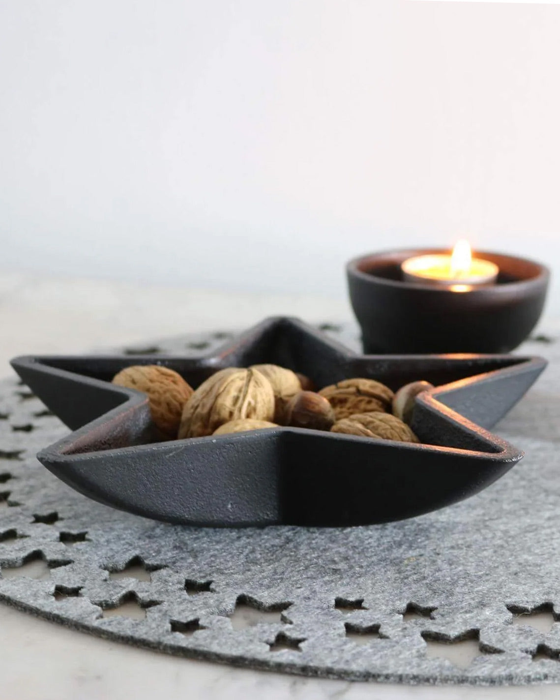 Schale - Gusseisen Stern