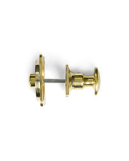 WC Lock in Brass with English Text thumbnail image