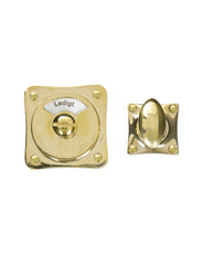 WC Lock - Brass Swedish Text thumbnail image