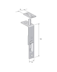 Edge rule steel - Aug Stenman 80, 98 mm thumbnail image