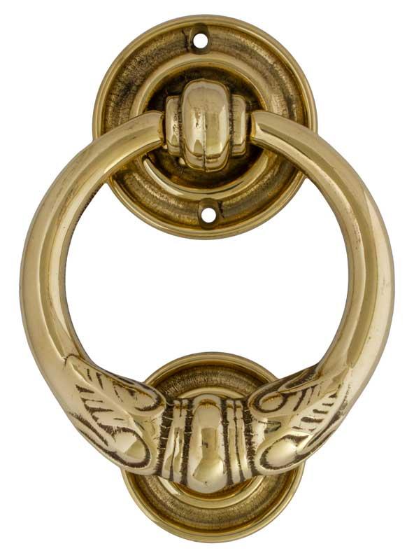 Türklopfer – Rundes Messing im Jugendstil