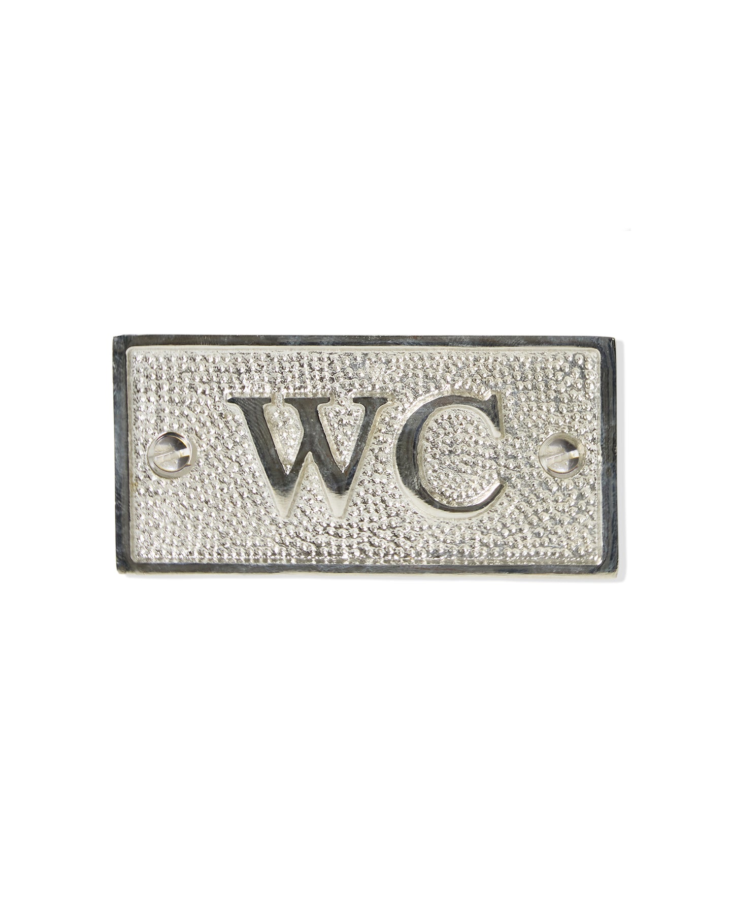 WC-Schild – Nickel
