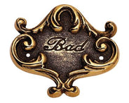 Türschild - Bad, Messing thumbnail image