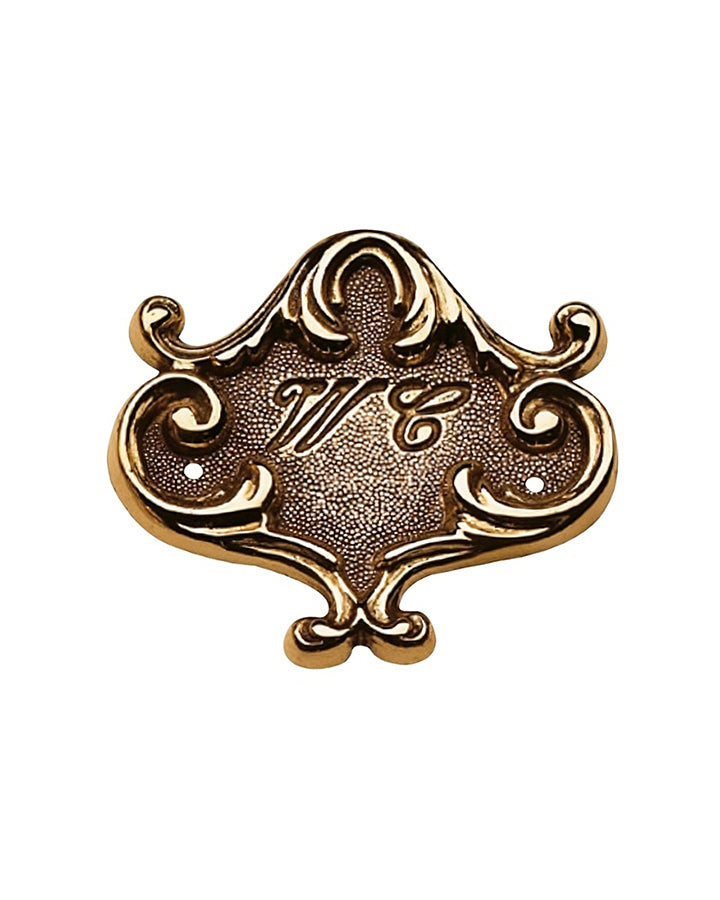 Dörrskylt - Mässing WC image