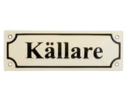 Emaljeskilt - Kælder hvid/sort thumbnail image