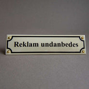 Emaljeskilt - Reklamer frabedes thumbnail image
