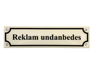 Emaljeskilt - Reklamer frabedes thumbnail image