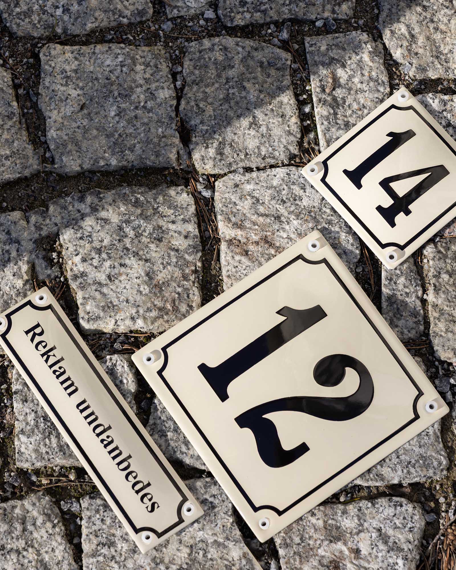 Emaljskylt - Reklam Undanbedes image