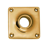 Door Handle Rosette - Squared brass, 43 mm (1,7 in.) thumbnail image
