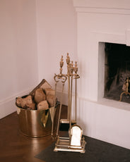 Fire tool set - Pokal brass thumbnail image