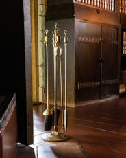 Fourchette à feu en laiton antique - Linnéstaden  thumbnail image