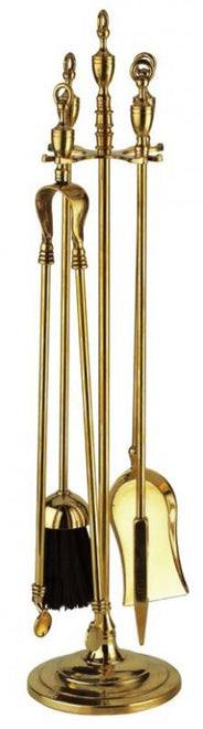 Fire tool set brass - Linnéstaden thumbnail image