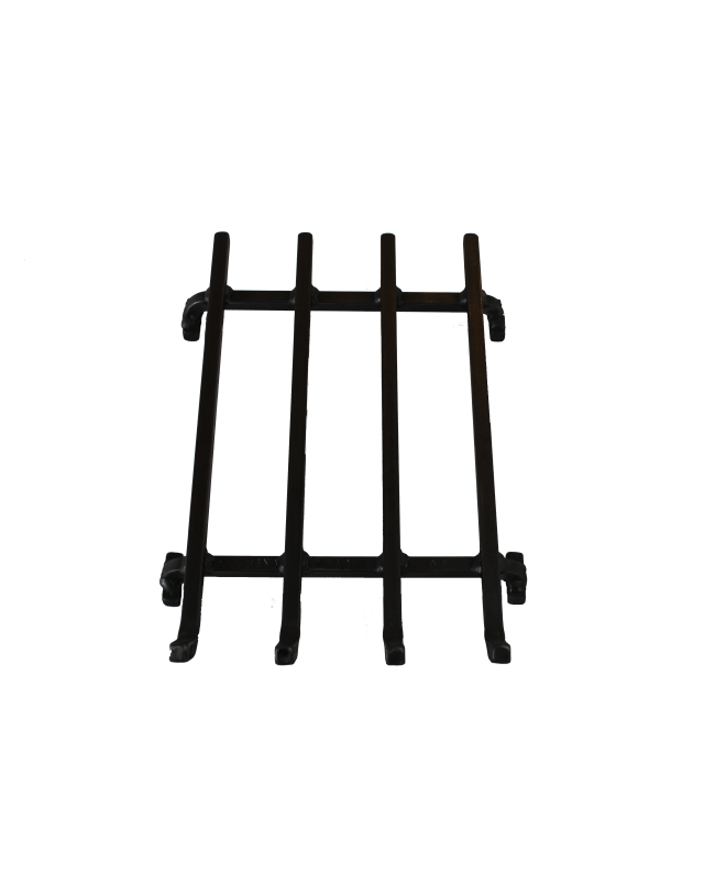 Wrought Iron Firewood Grate – Tiled Stove image