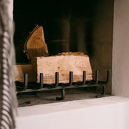 Firewood Grate in Wrought Iron – Large Fireplace thumbnail image