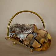 Log holder - Knopp brass thumbnail image