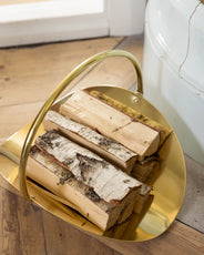 Log holder - Knopp brass thumbnail image