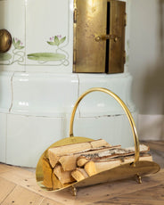 Log holder - Knopp brass thumbnail image