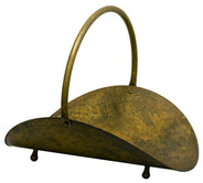 Log holder - Knopp antique brass thumbnail image