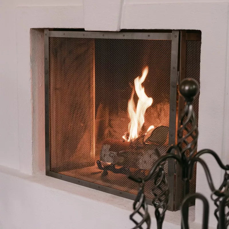 Funkenschutz Schmiedeeisen - Klappbar image